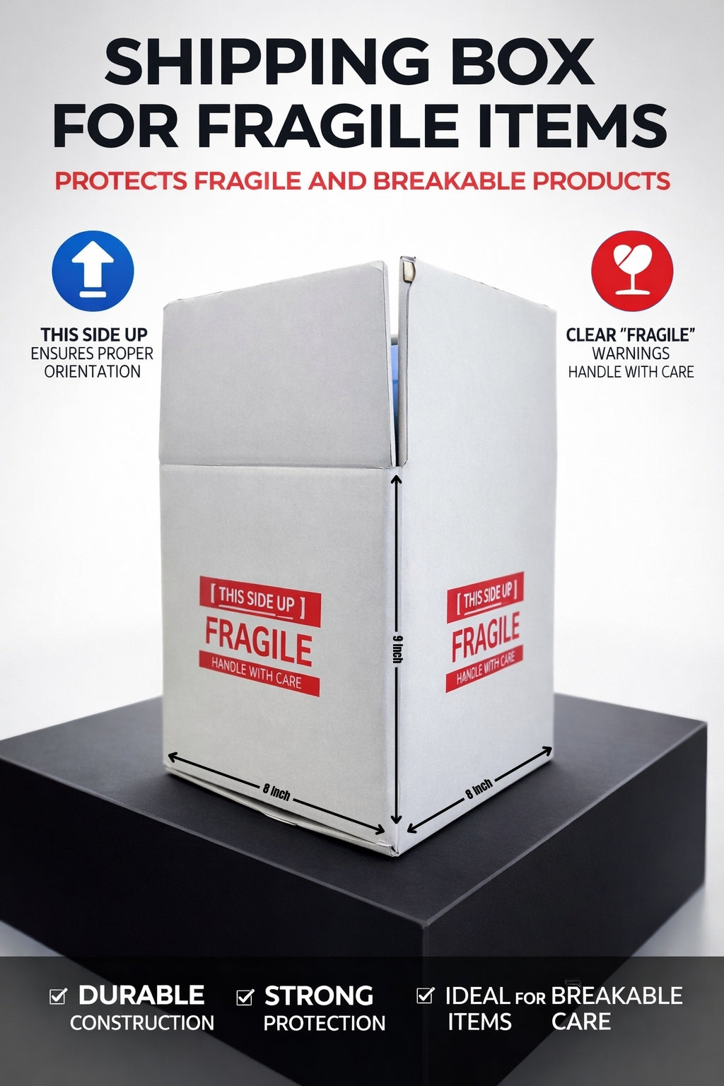 Shipping Box 8X8X9